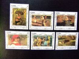 CUBA 1993  PINTURAS De JOAQUIN SOROLLA Yvert 3301 / 3306 ** MNH - Ongebruikt