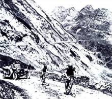 Cyclisme - Wielrennen - Tour De France 1921 Lenaers, Thibergien Col D´Aubisque - Cycling