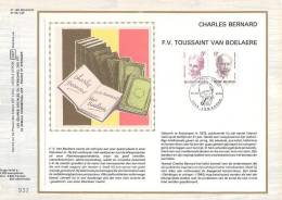 Carte Max CEF 1828 Et 1829 Charles Bernard Et FV Tousaint Van Boelaere - Jemappes - 1971-1980