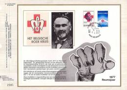 Carte Max CEF 1840-41 Belgische Rode Kruis - 1971-1980