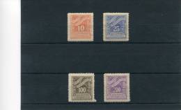 1943-Greece- "Lithographic" Postage Due Issue- Complete Set MNH - Unused Stamps