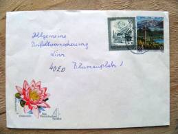 Cover Sent In Austria Osterreich, Stationery Cover Mountains - Lettres & Documents