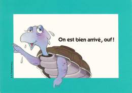 CPM TORTUE DESSIN JC ROUSSEAU ANIMOTS DOUX HUMOUR - Turtles