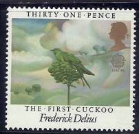 Great Britain 1985 Birds  Aves Oiseaux Vegels - Common Cuckoo - Cuculus Canorus MLH - Cuco, Cuclillos