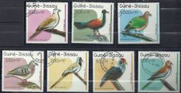 Guinea Bissau 1989 Birds Aves Oiseaux Vegels - Pigeons,Doves - Please See Notes - Set Canc - Tauben & Flughühner