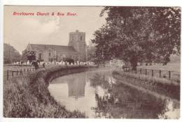 CPA De Broxbourne Church & New River. Hertfordshire - Hertfordshire