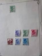 Roumanie Romania: 11 Timbres Oblitérés Et * Sur Feuille Album Collection - Collections (en Albums)