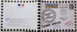 FRENCH ANTARCTIC TERRITORY VIEWS 2 X 14 IN BOOKLET - Cuadernillos/libretas