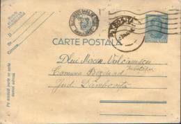 Romania-Postal Stationary Postcard 1940 - World War 2 Letters