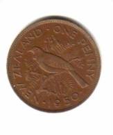 NEW ZEALAND    1  PENNY  1950  (KM # 21) - Nuova Zelanda