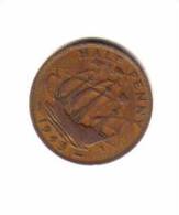 GREAT BRITAIN    1/2 PENNY  1943  (KM # 844) - C. 1/2 Penny