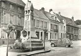 CRECY-EN-PONTHIEU MONUMENT JEAN DE LUXEMBOURG AUTOMOBILE CITROEN 2 CHEVAUX - Crecy En Ponthieu