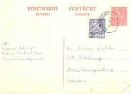 Finnland / Finland - Postkarte Echt Gelaufen / Postcard Used  (Y691) - Storia Postale