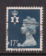 NORTHERN IRELAND GB 1990 17p DEEP BLUE USED MACHIN STAMP 1 CENTRE BAND SG N144..( K91 ) - Noord-Ierland