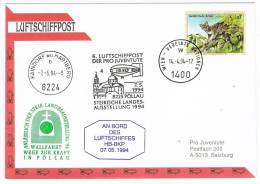 1208. Carta Erea WIEN (Austria) 1994. Vereinten Nationen, ONU. Zeppelin - Brieven En Documenten