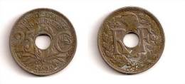 25 Centimes - Lindauer - Cupro-Nickel - ETAT TB – 1930 - G 380 - F 171-14 - 25 Centimes