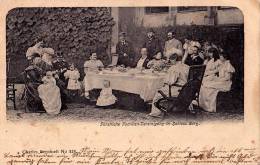 FÜRSTLICHE FAMILIEN - VEREINIGUNG In SCHLOSS BERG - CARTE POSTALE VOYAGÉE En 1904 (n-589) - Famiglia Reale