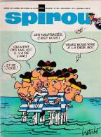 Magazine Spirou N°1594 De 1968 Brétecher Derib Kiko Seron Peyo..; - Spirou Magazine