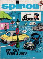 Magazine Spirou N°1596 De 1968 Jidéhem Lambil Peyo Sirius.... - Spirou Magazine