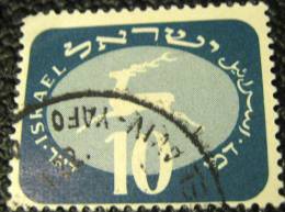 Israel 1952 Postage Due 10pr - Used - Impuestos