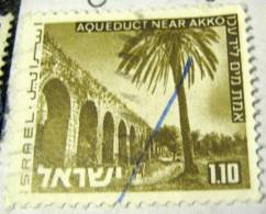 Israel 1971 Aqueduct Near Akko 1.10 - Used - Used Stamps (without Tabs)