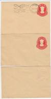 3 Diff., Combination, Unused** Normal+Albino+FDC 1980, 35 Cover, Postal Stationery Envelope, India - Buste