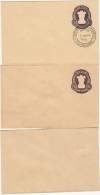 3 Diff., Combination, Unused** Normal+Albino+FDC 1979, 30 Cover, Postal Stationery Envelope, India - Sobres