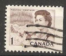 Canada  1967-72 Queen Elizabeth II  Perf. 12 (o) 1c - Sellos (solo)