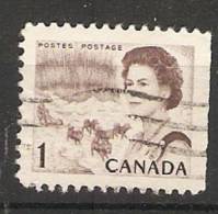 Canada  1967-72 Queen Elizabeth II  Perf. 12 (o) 1c - Timbres Seuls