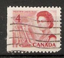 Canada  1967-72 Queen Elizabeth II  Perf. 12 (o) 4c - Francobolli (singoli)