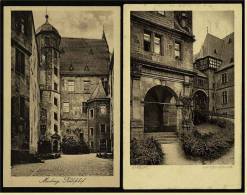 2 X Marburg  - Auf Dem Schloss / Schloßhof  -  Ansichtskarten Ca.1925   (1675) - Marburg