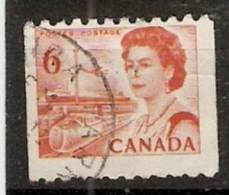 Canada  1967-72 Queen Elizabeth II  Perf. 10 (o) 6c - Markenrollen