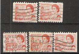Canada  1967-72 Queen Elizabeth II  Perf. 10 (o) 6c - Postzegels