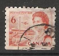 Canada  1967-72 Queen Elizabeth II  Perf. 10 (o) 6c - Sellos (solo)