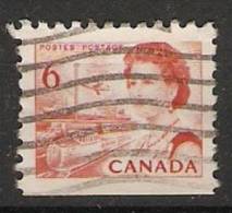 Canada  1967-72 Queen Elizabeth II  Perf. 10 (o) 6c - Single Stamps