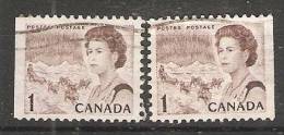 Canada  1967-72 Queen Elizabeth II  Perf. 12.5 X 12 (o) 1c - Sellos (solo)