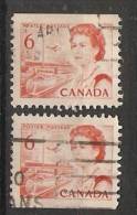 Canada  1967-72 Queen Elizabeth II  Perf. 12.5 X 12 (o) 6c - Single Stamps