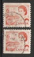 Canada  1967-72 Queen Elizabeth II  Perf. 12.5 X 12 (o) 6c - Francobolli (singoli)