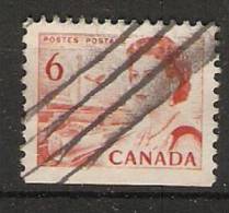 Canada  1967-72 Queen Elizabeth II  Perf. 12.5 X 12 (o) 6c - Sellos (solo)