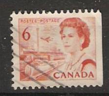 Canada  1967-72 Queen Elizabeth II  Perf. 12.5 X 12 (o) 6c - Postzegels