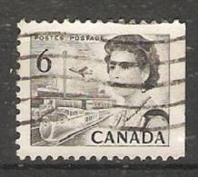 Canada  1967-72 Queen Elizabeth II  Perf. 12.5 X 12 (o) 6c - Francobolli (singoli)