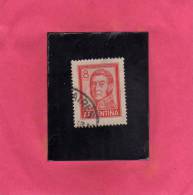 ARGENTINA 1959 1970 1965 JOSE DE SAN MARTIN 8p USATO USED OBLITERE' - Gebraucht