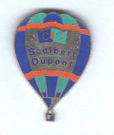 Pin´s   MONTGOLFIERE, Banque  C I C  SCALBERT  DUPONT - Airships