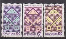 Z1885 - VATICANO SASSONE N°638/40 - VATICAN Yv N°656/58 - Usati