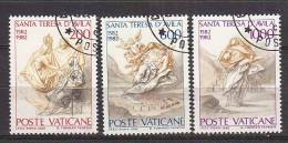 Z1945 - VATICANO SASSONE N°713/15 - VATICAN Yv N°731/33 - Gebraucht