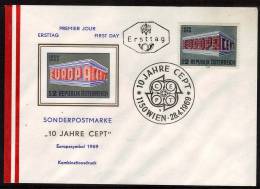 AUTRICHE    FDC    1969  Europa Cept - 1969