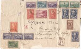 MARCOPHILIE, BULGARIE, DEVANT De Lettre RECOM., 1923 , Roustchouk , Yv .., Berlin  Deutchland/3618 - Lettres & Documents