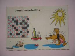 BARBEROUSSE  - Jours Ensoleillés - Mots Croisés - Chien - Barberousse