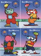 P - 2002 San Marino - Olimpiadi Invernali Salt Lake City - Unused Stamps