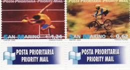 P - 2002 San Marino - Posta Prioritaria - Unused Stamps